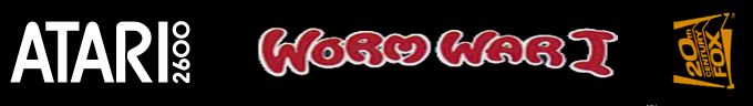 Worm War I logo for Atari 2600